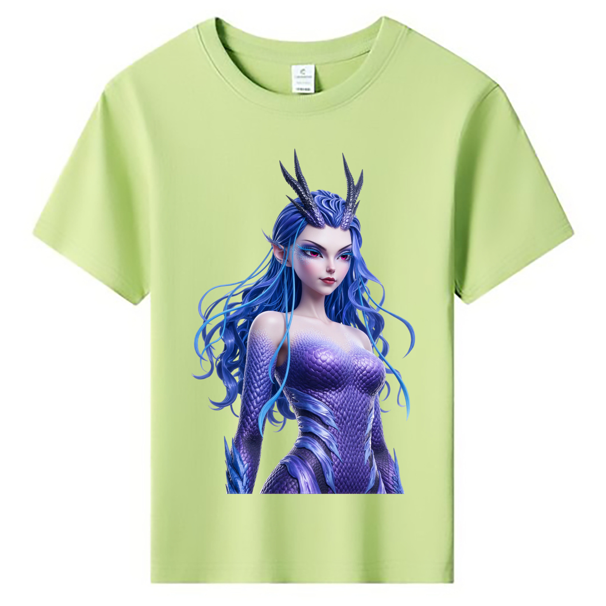 （画像用） Ne Zha 2 ナタ 魔童の大暴れ 綿100％キッズTシャツ（フロントプリント）